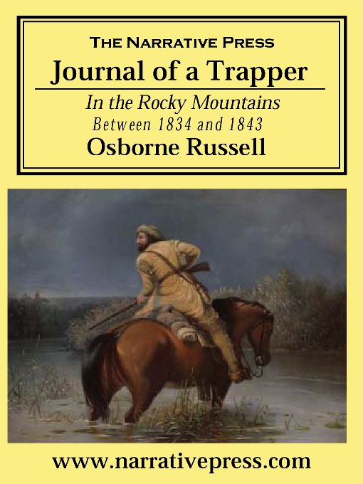 Cover image for Journal of a Trapper